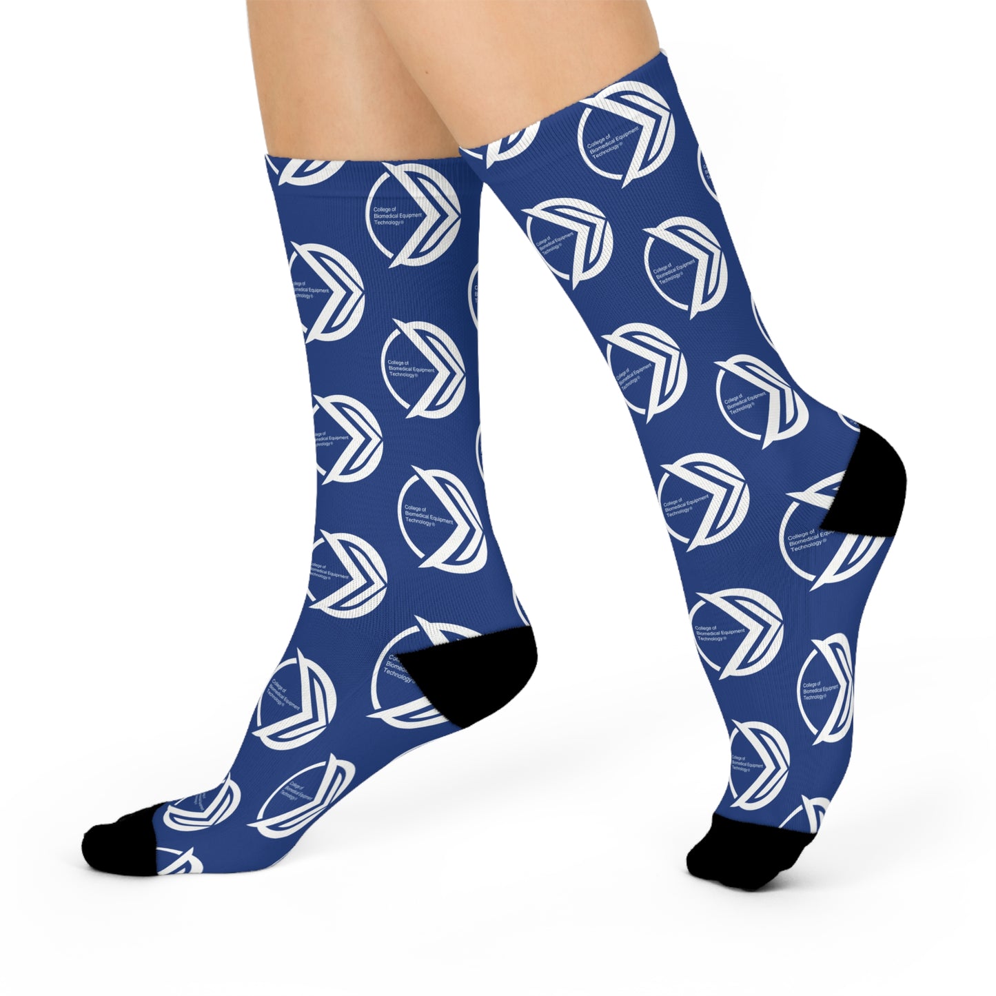 Unisex Cushioned Crew Socks - College of Biomedical Equipment Technology