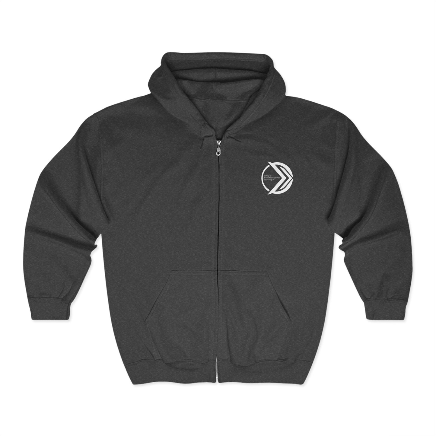 Zip-Up Hoodie | Unisex Heavy Blend - College of Biomedical Equipment Technology