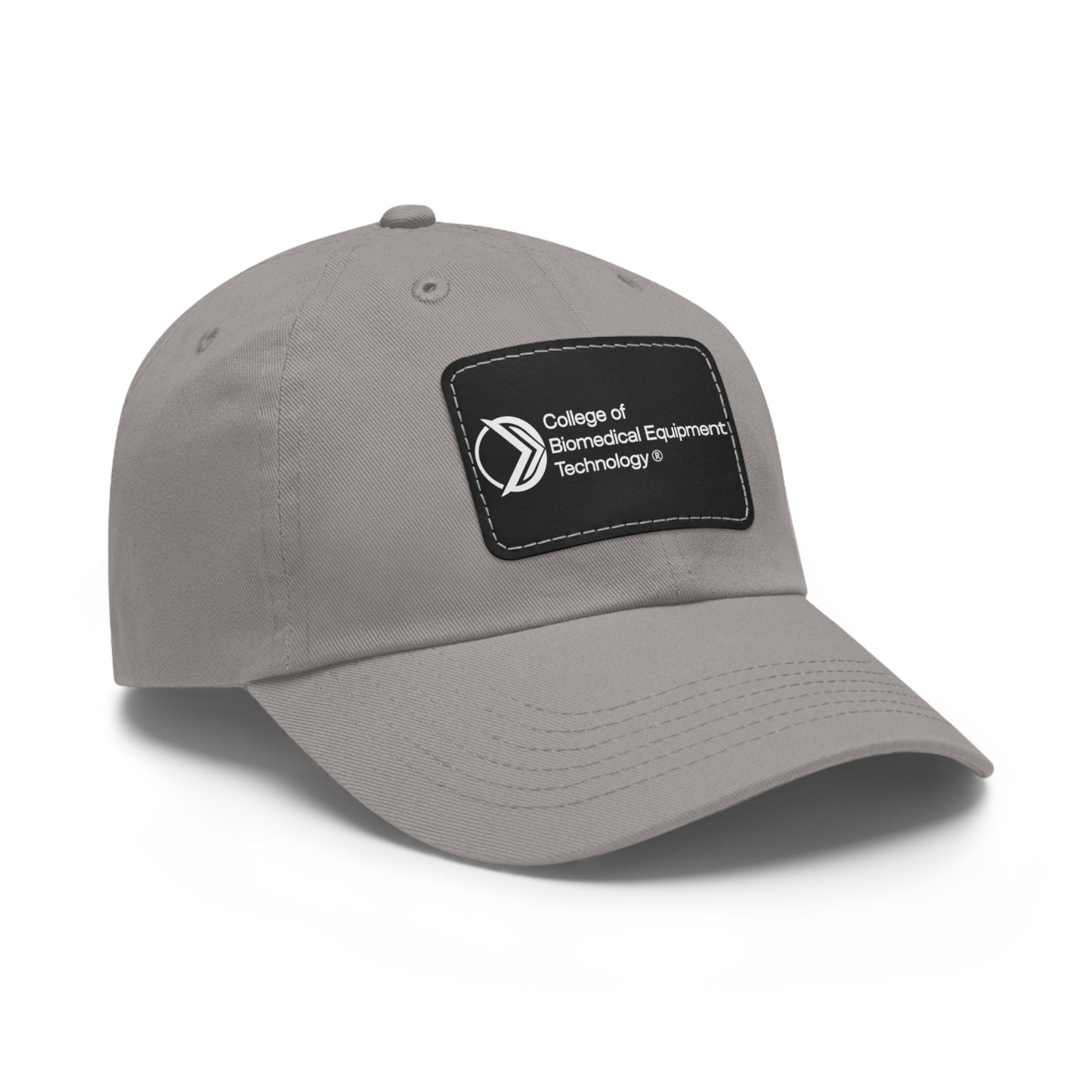 Dad Hat with Leather Patch - College of Biomedical Equipment Technology
