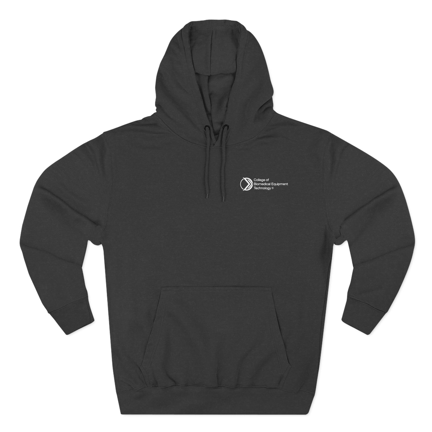 Fleece Hoodie - College of Biomedical Equipment Technology Front & Back Logo