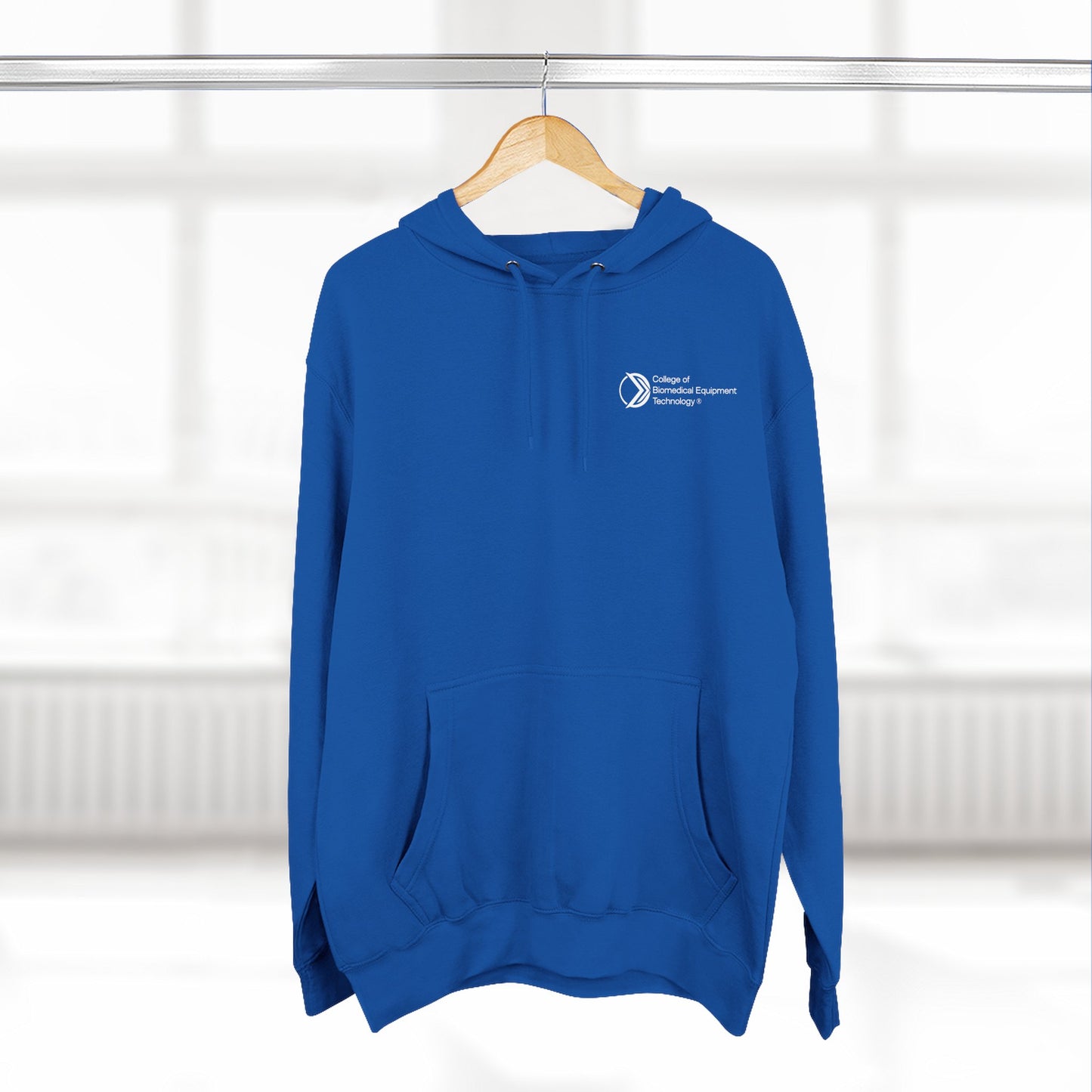 Fleece Hoodie - College of Biomedical Equipment Technology Front & Back Logo