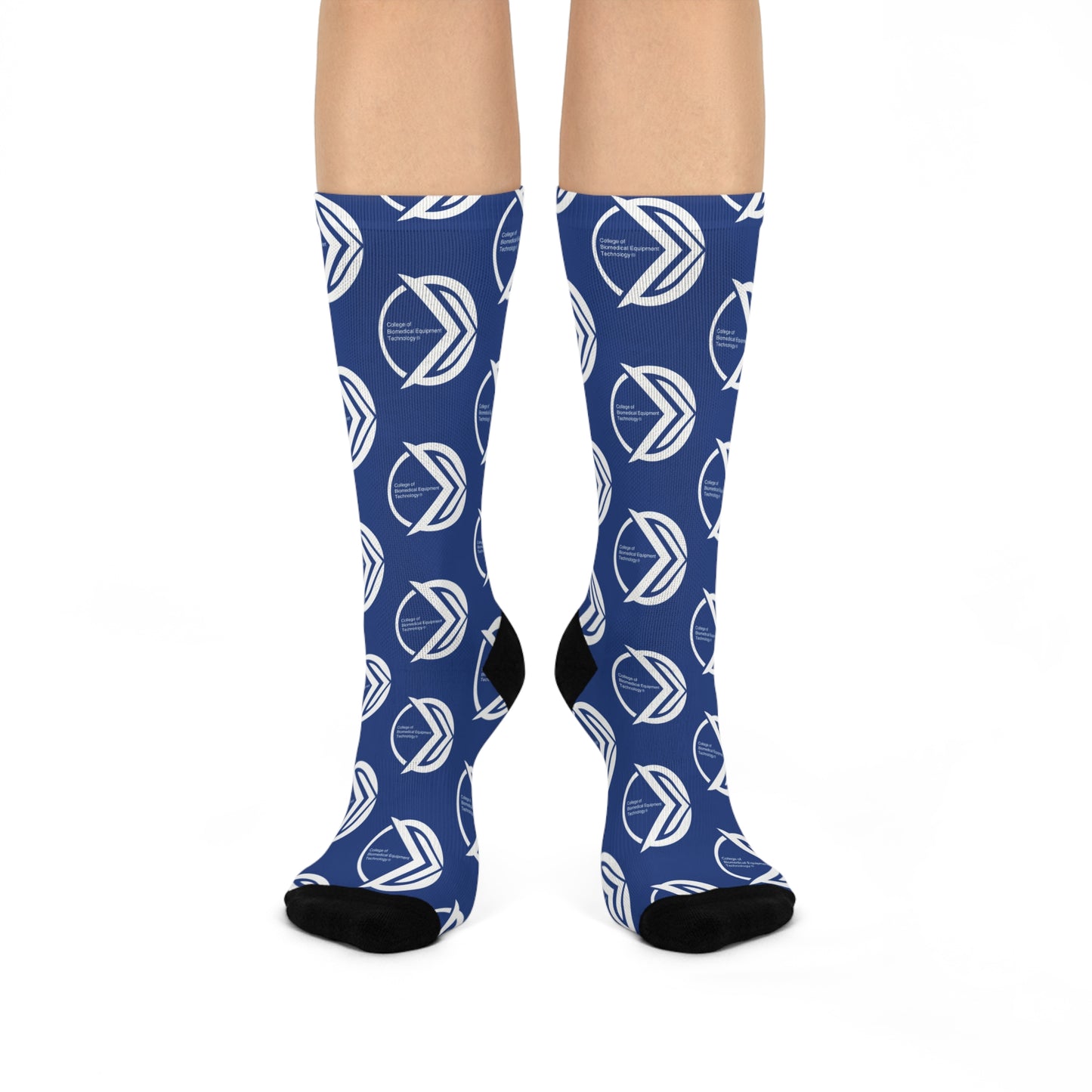 Unisex Cushioned Crew Socks - College of Biomedical Equipment Technology