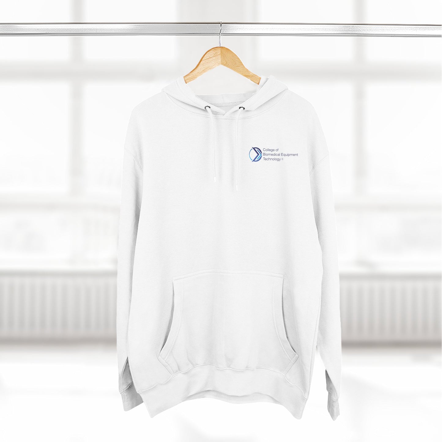 Fleece Hoodie - College of Biomedical Equipment Technology Front & Back Logo