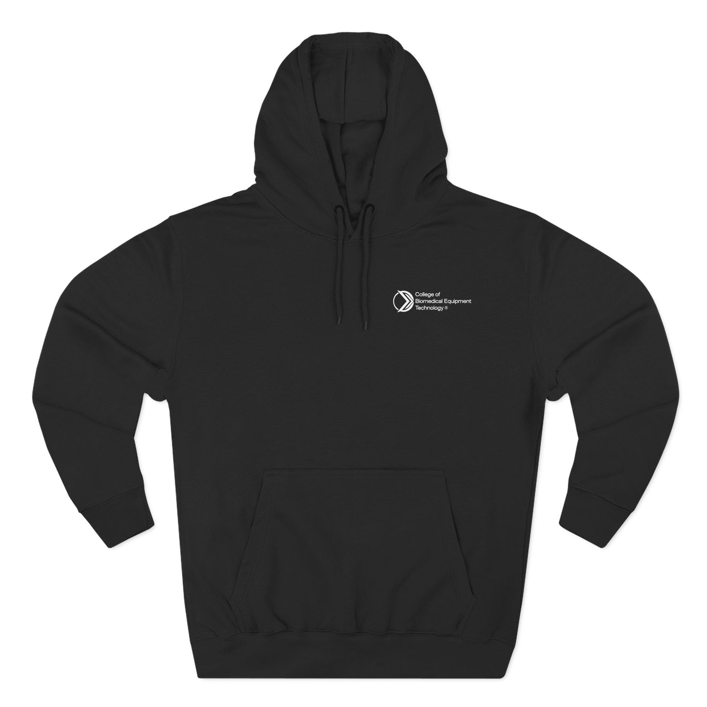 Fleece Hoodie - College of Biomedical Equipment Technology Front & Back Logo