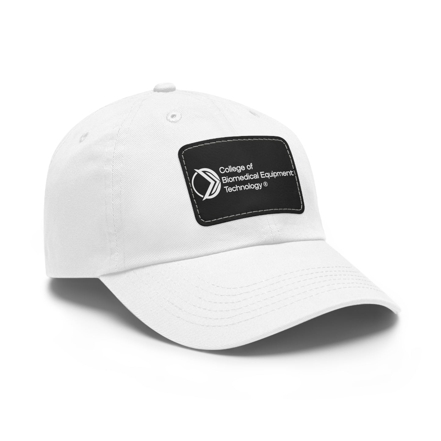 Dad Hat with Leather Patch - College of Biomedical Equipment Technology