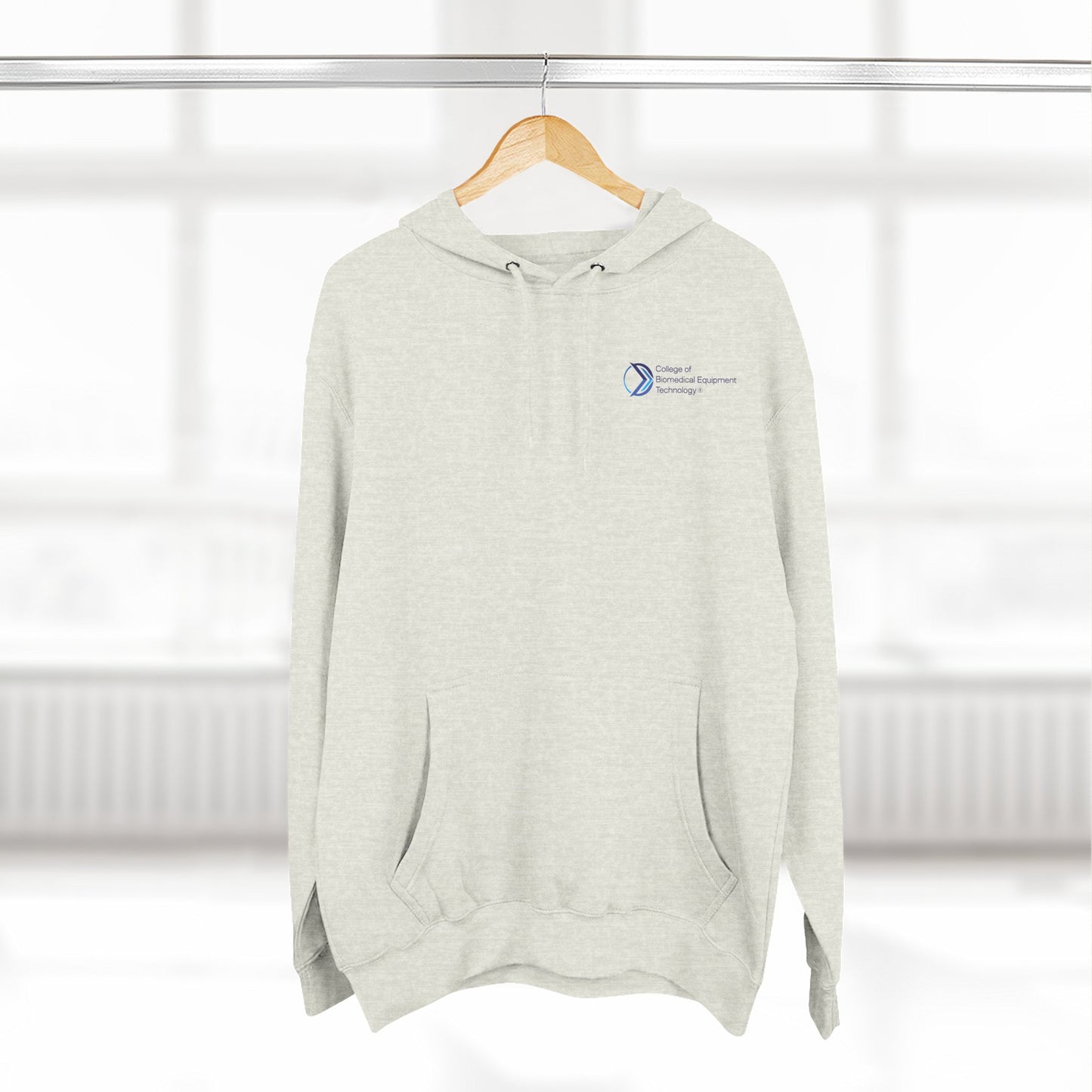 Fleece Hoodie - College of Biomedical Equipment Technology Front & Back Logo