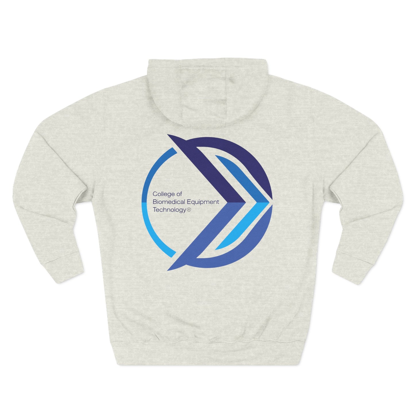 Fleece Hoodie - College of Biomedical Equipment Technology Front & Back Logo