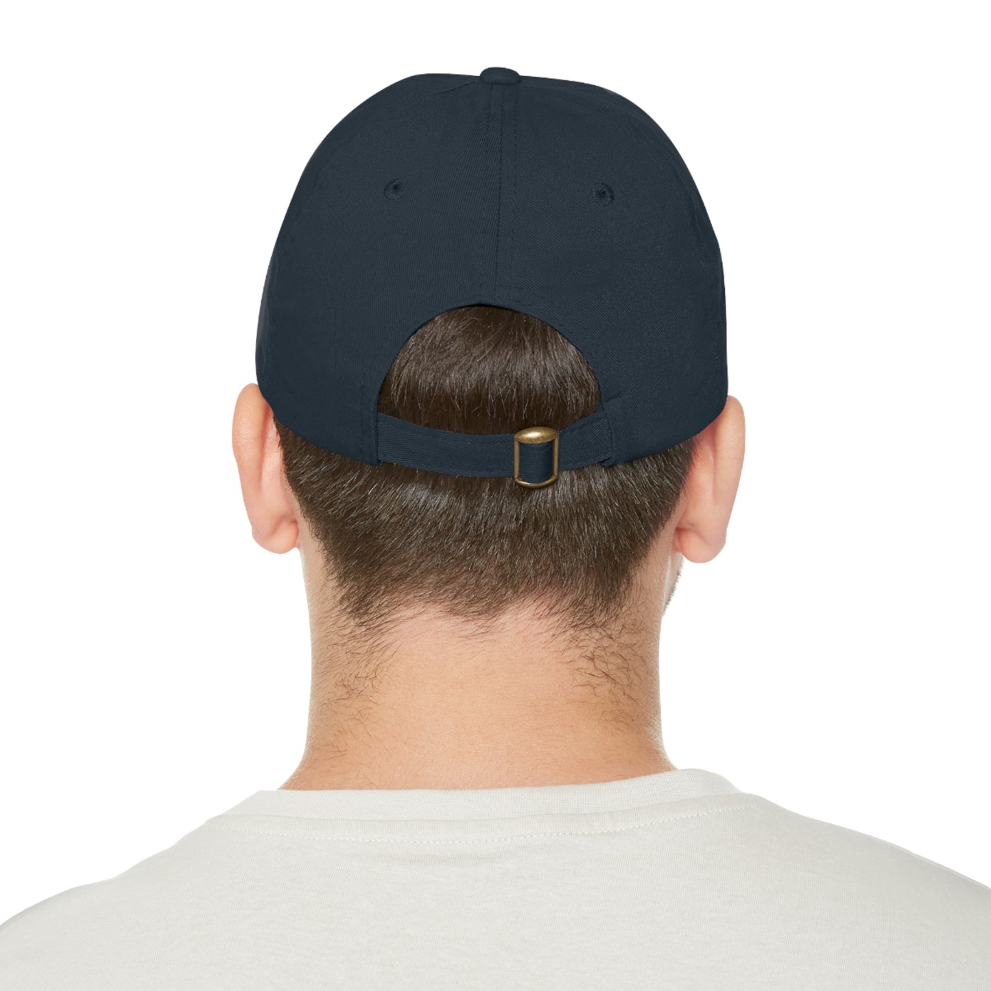Dad Hat with Leather Patch - College of Biomedical Equipment Technology