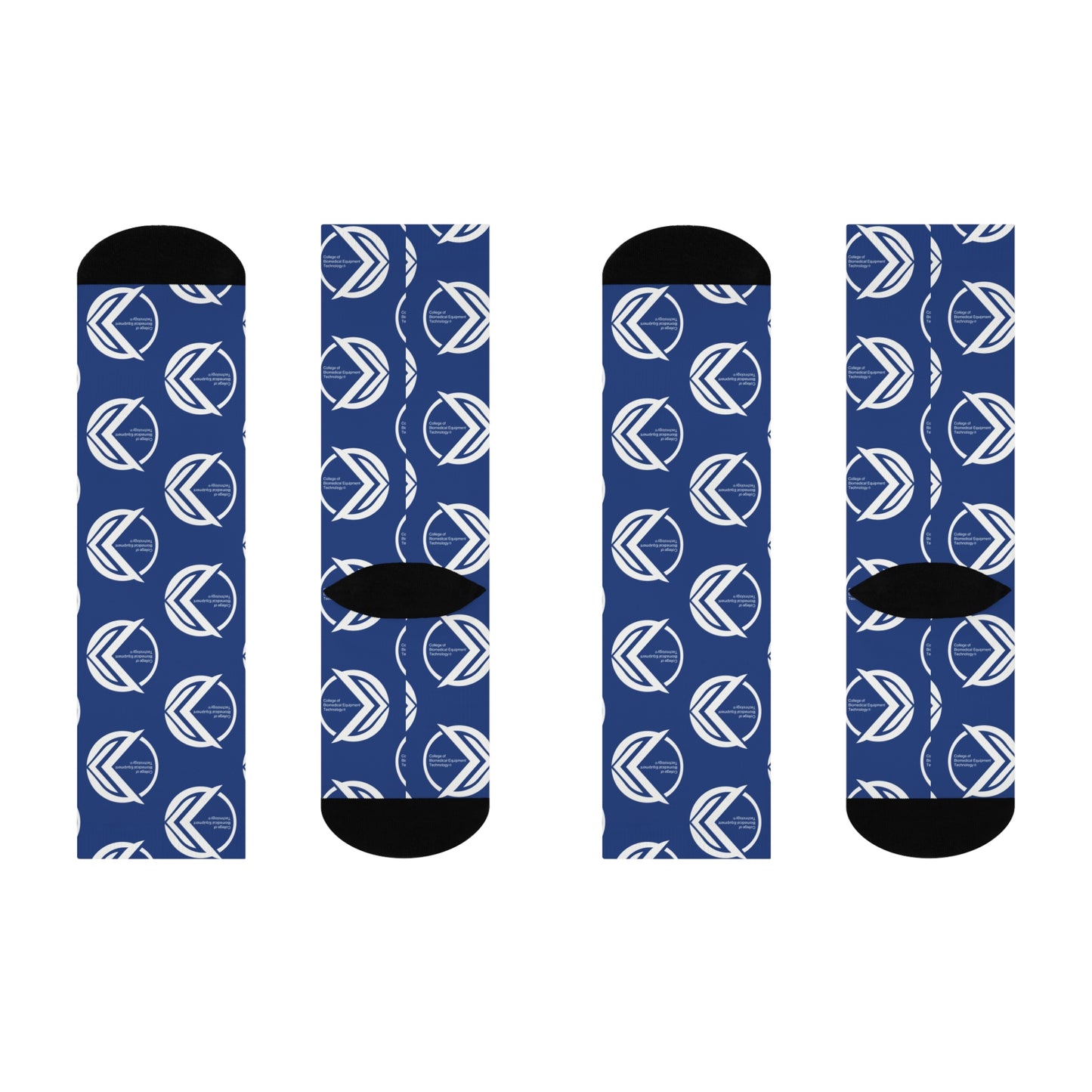 Unisex Cushioned Crew Socks - College of Biomedical Equipment Technology