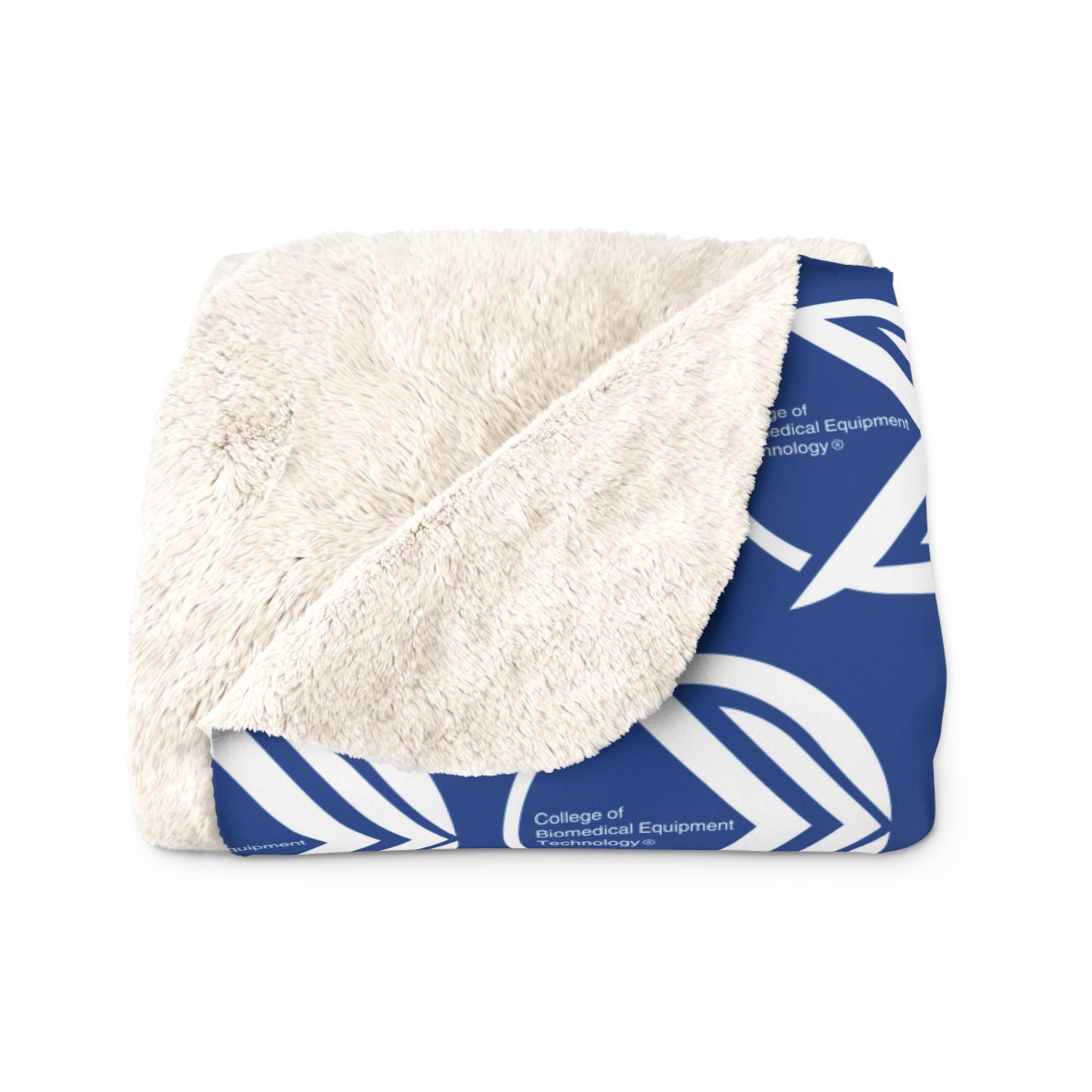 CBET Blue Sherpa Fleece Blanket