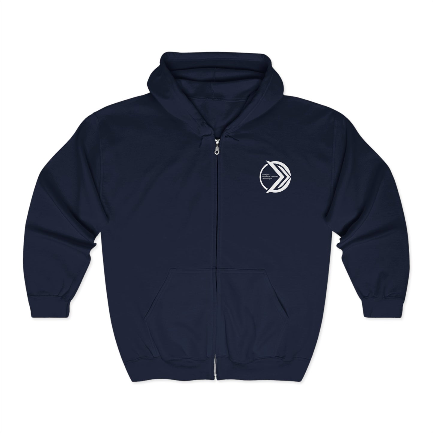 Zip-Up Hoodie | Unisex Heavy Blend - College of Biomedical Equipment Technology