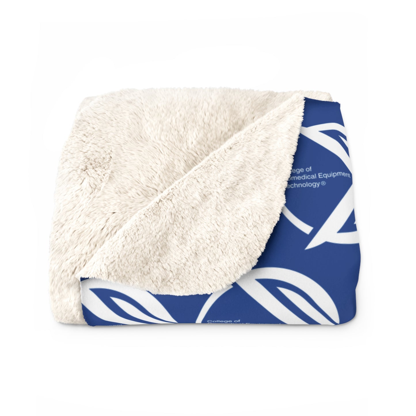 CBET Blue Sherpa Fleece Blanket