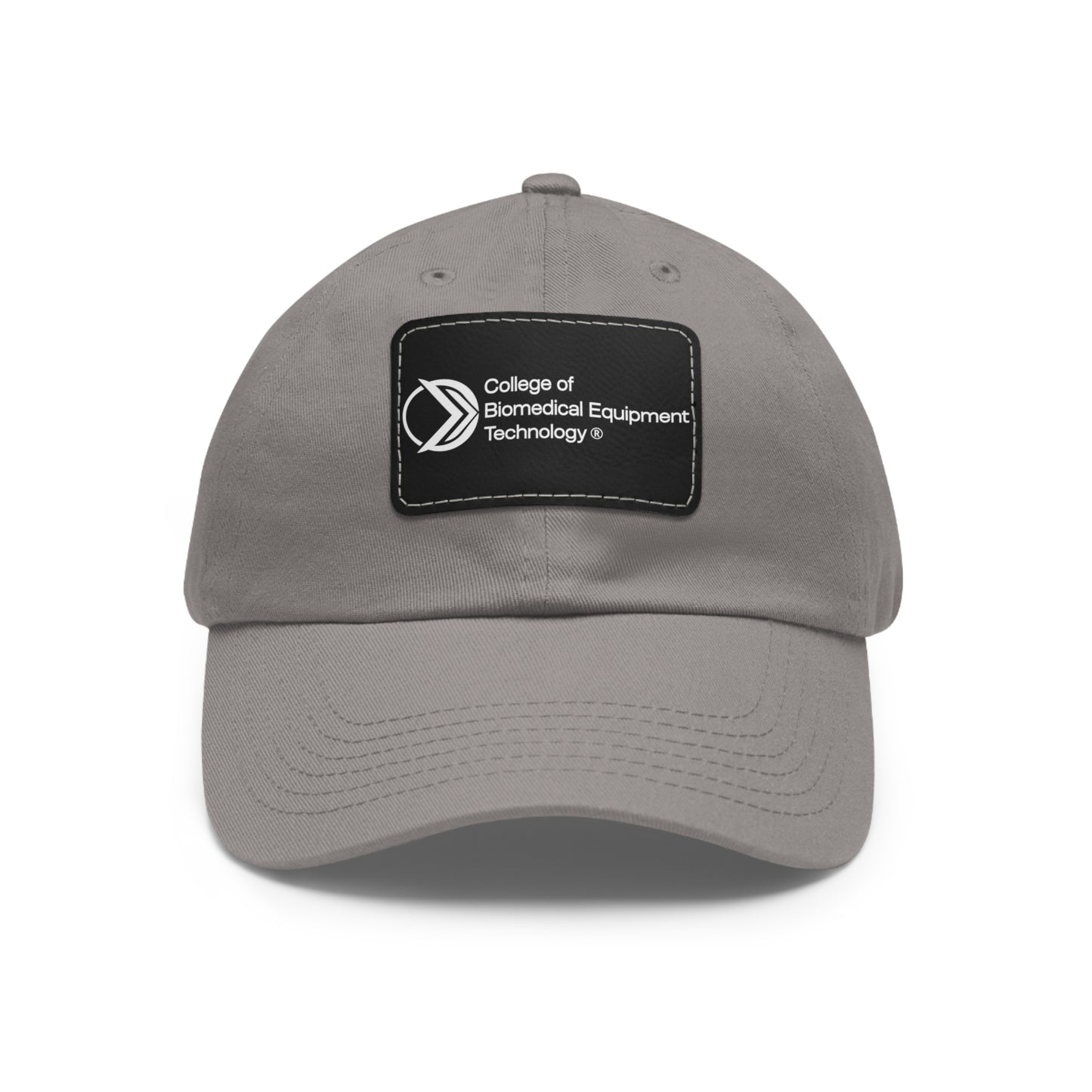 Dad Hat with Leather Patch - College of Biomedical Equipment Technology
