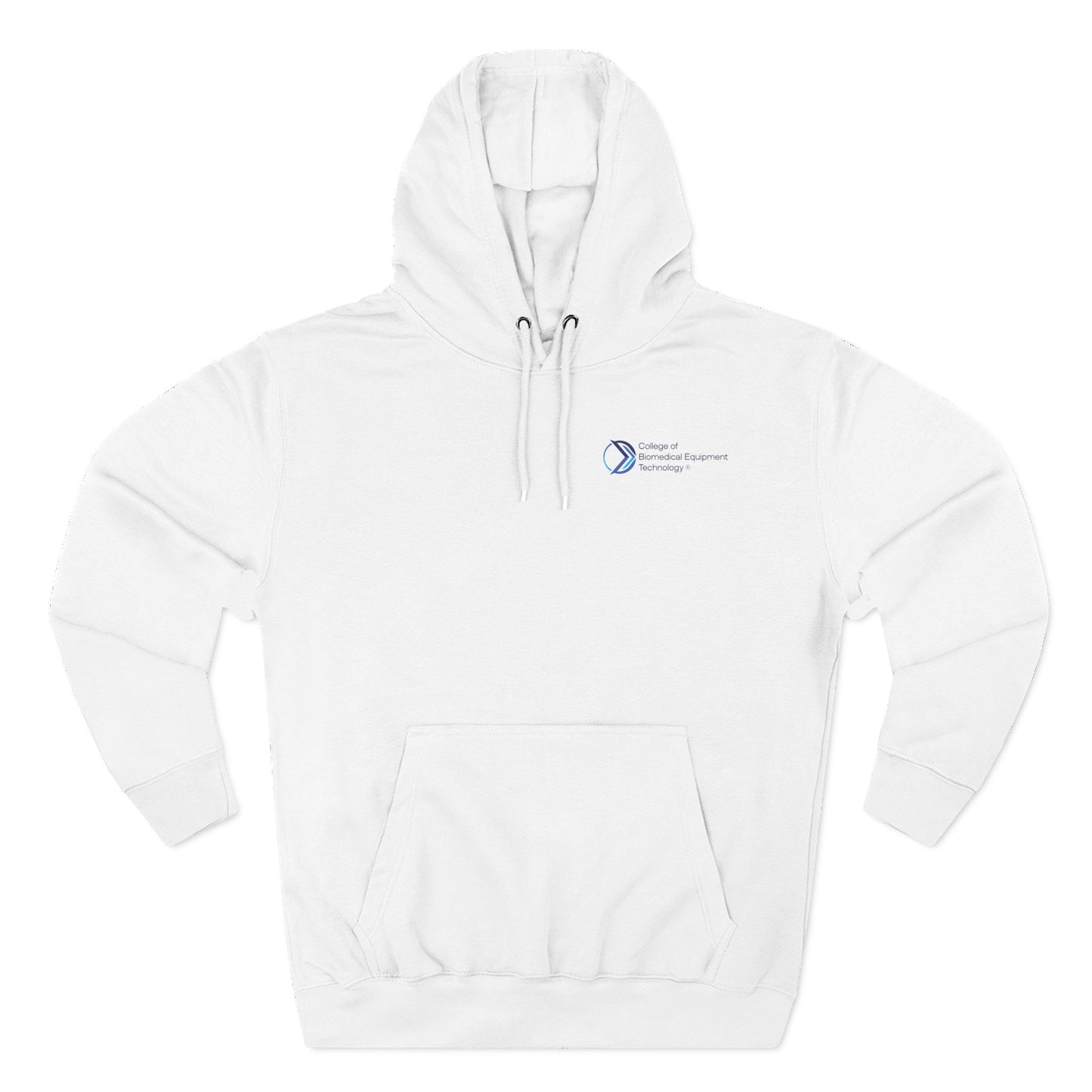 Fleece Hoodie - College of Biomedical Equipment Technology Front & Back Logo