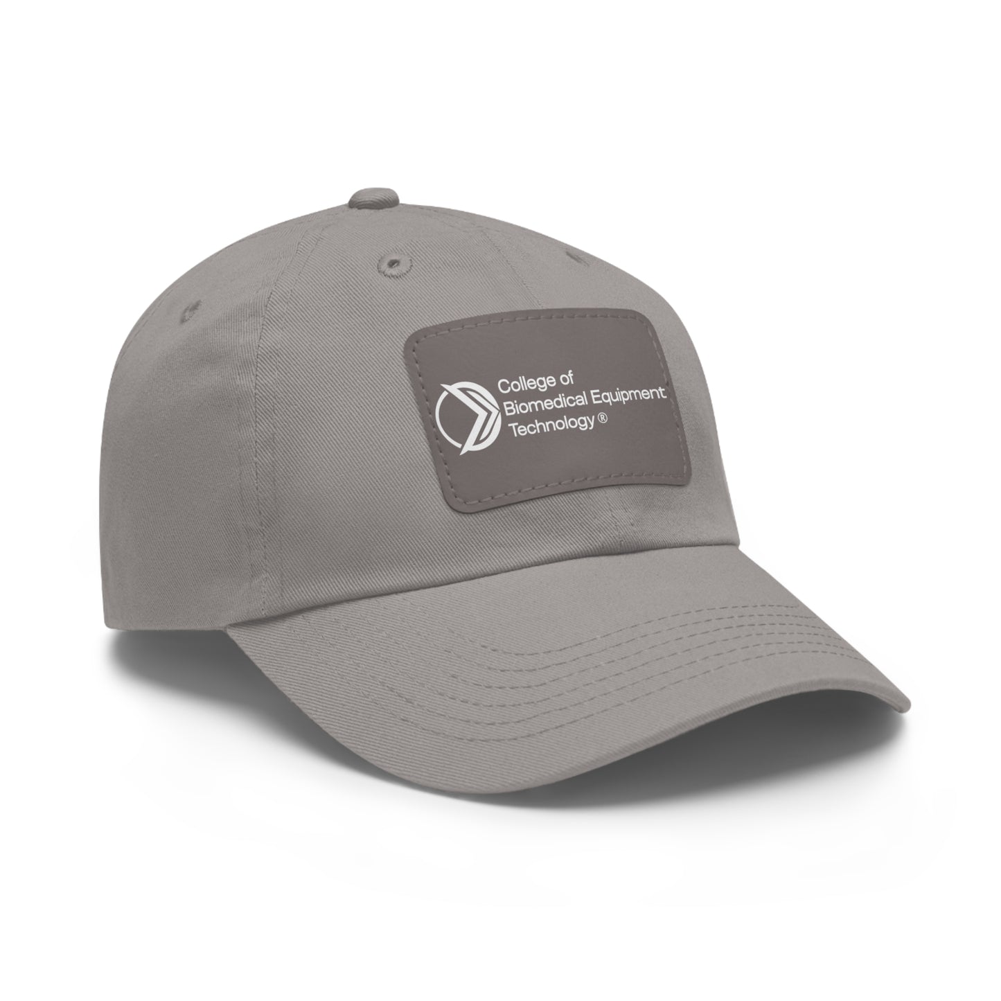 Dad Hat with Leather Patch - College of Biomedical Equipment Technology