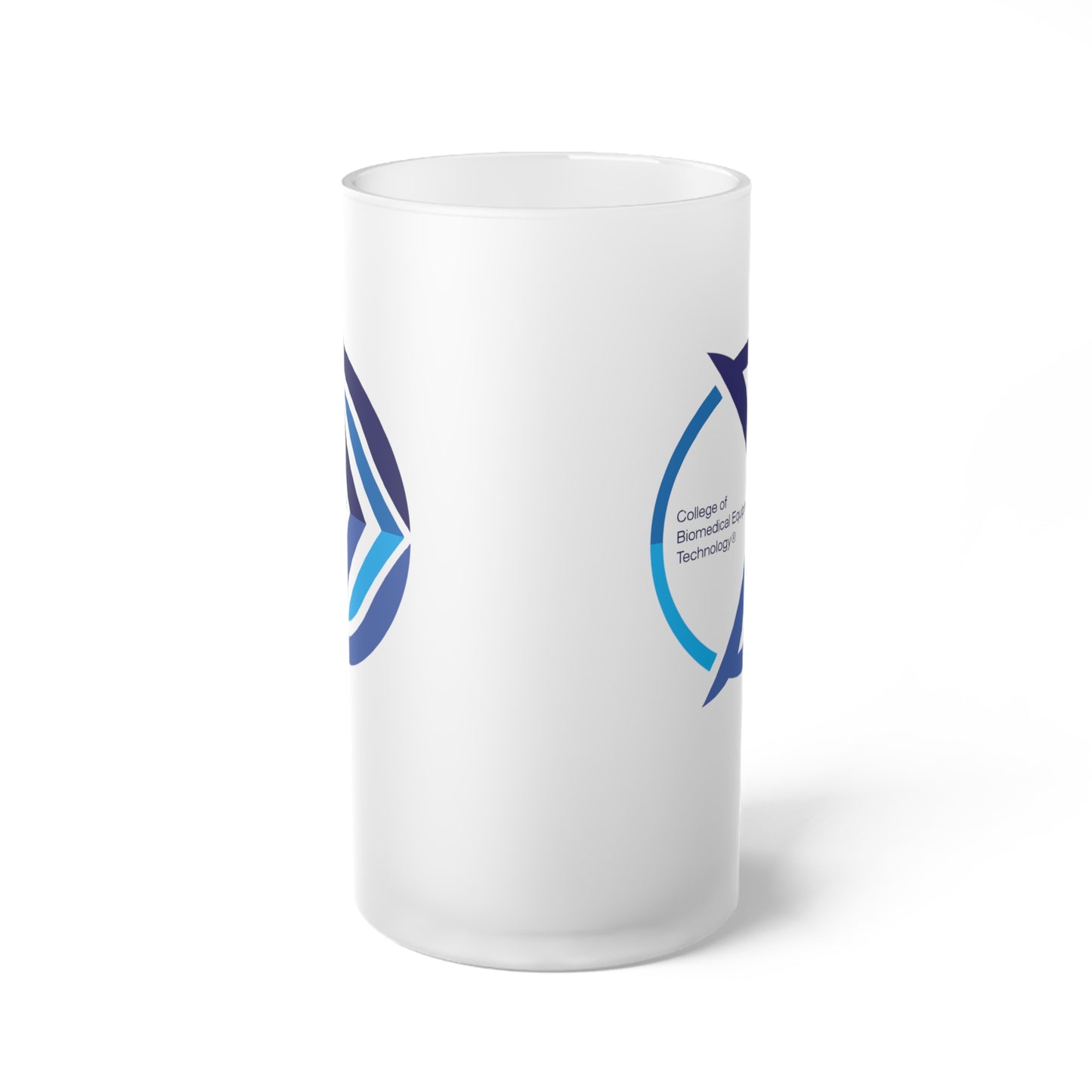 Frosted Glass Beer Mug - College of Biomedical Equipment Technology
