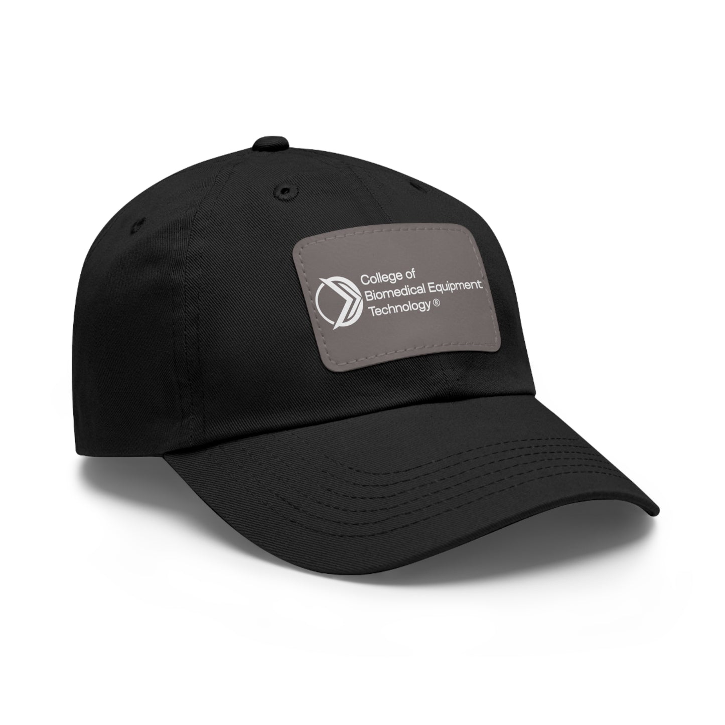 Dad Hat with Leather Patch - College of Biomedical Equipment Technology