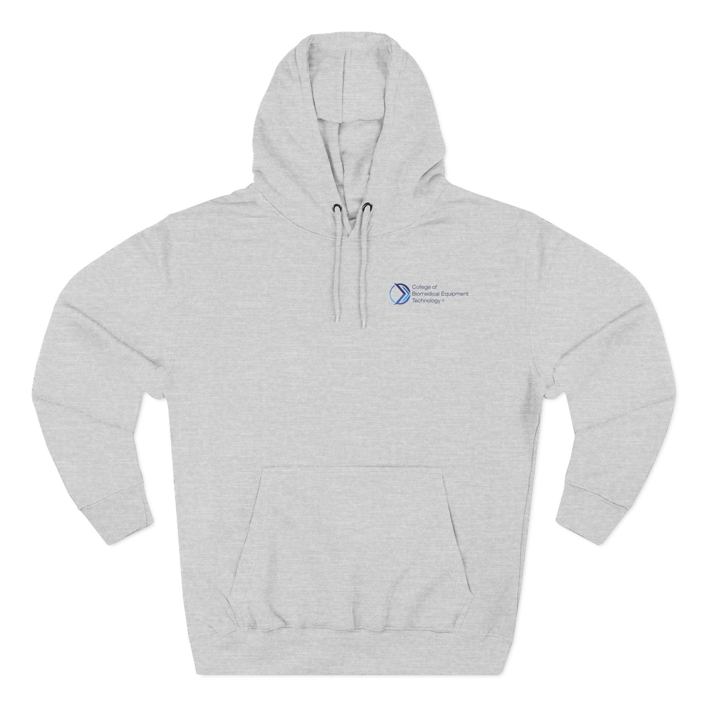 Fleece Hoodie - College of Biomedical Equipment Technology Front & Back Logo