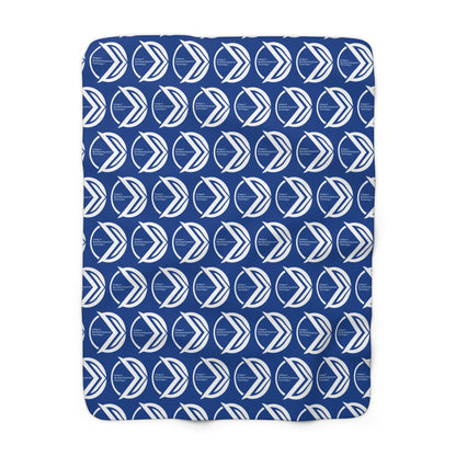 CBET Blue Sherpa Fleece Blanket