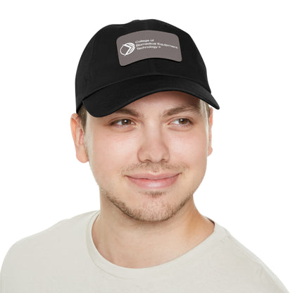 Dad Hat with Leather Patch - College of Biomedical Equipment Technology