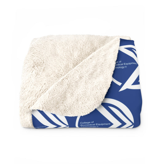 CBET Blue Sherpa Fleece Blanket