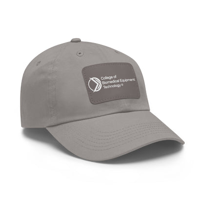 Dad Hat with Leather Patch - College of Biomedical Equipment Technology