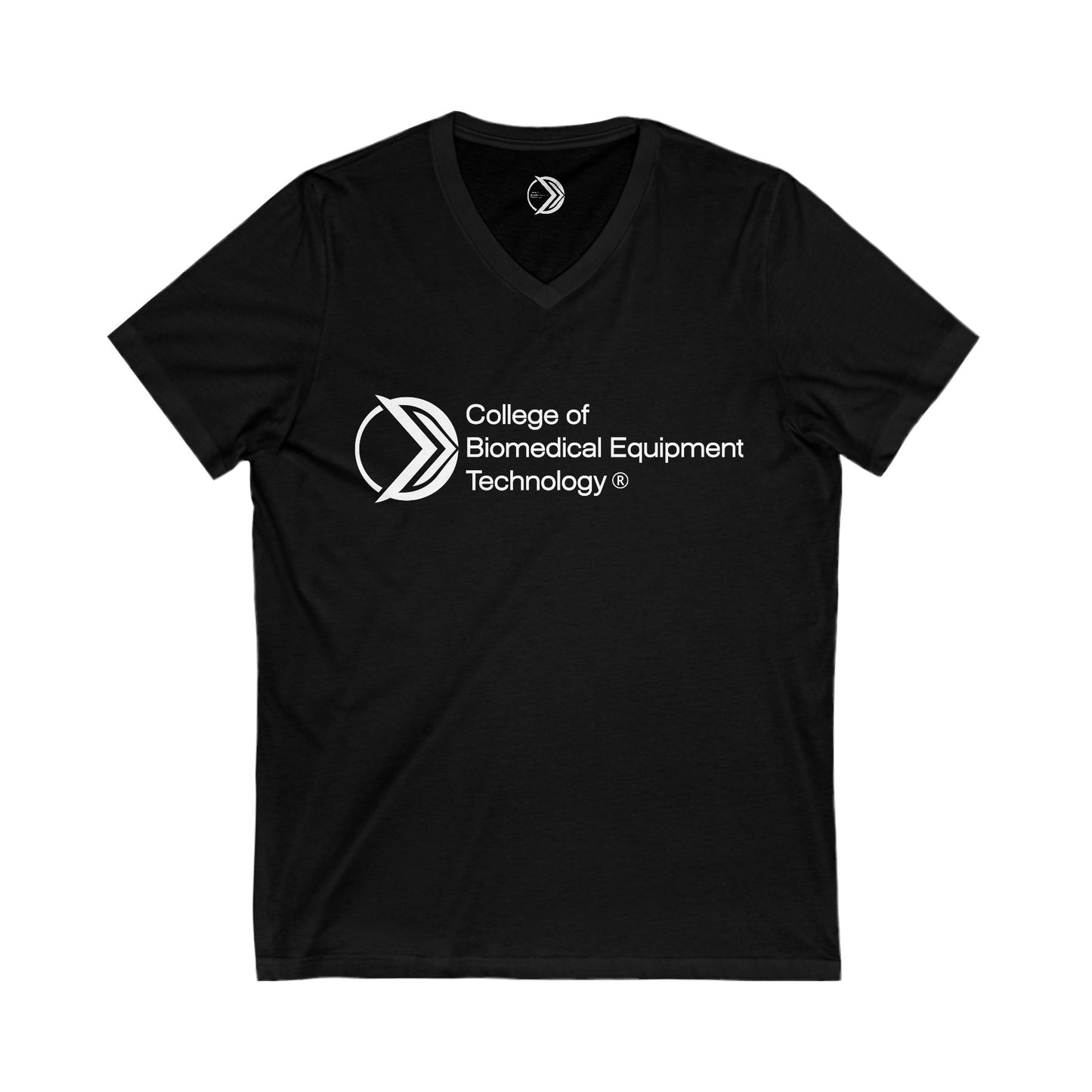 Unisex V-Neck Tee (Dark) - College of Biomedical Equipment Technology