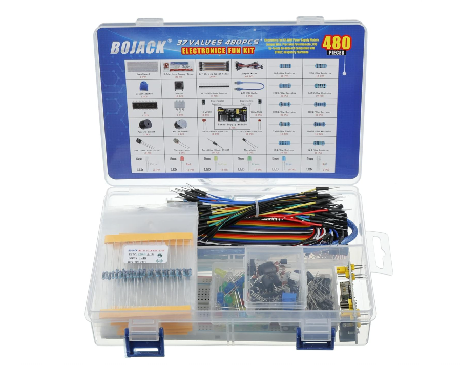 Electronics Fun Kit w/Case & Power Supply Module